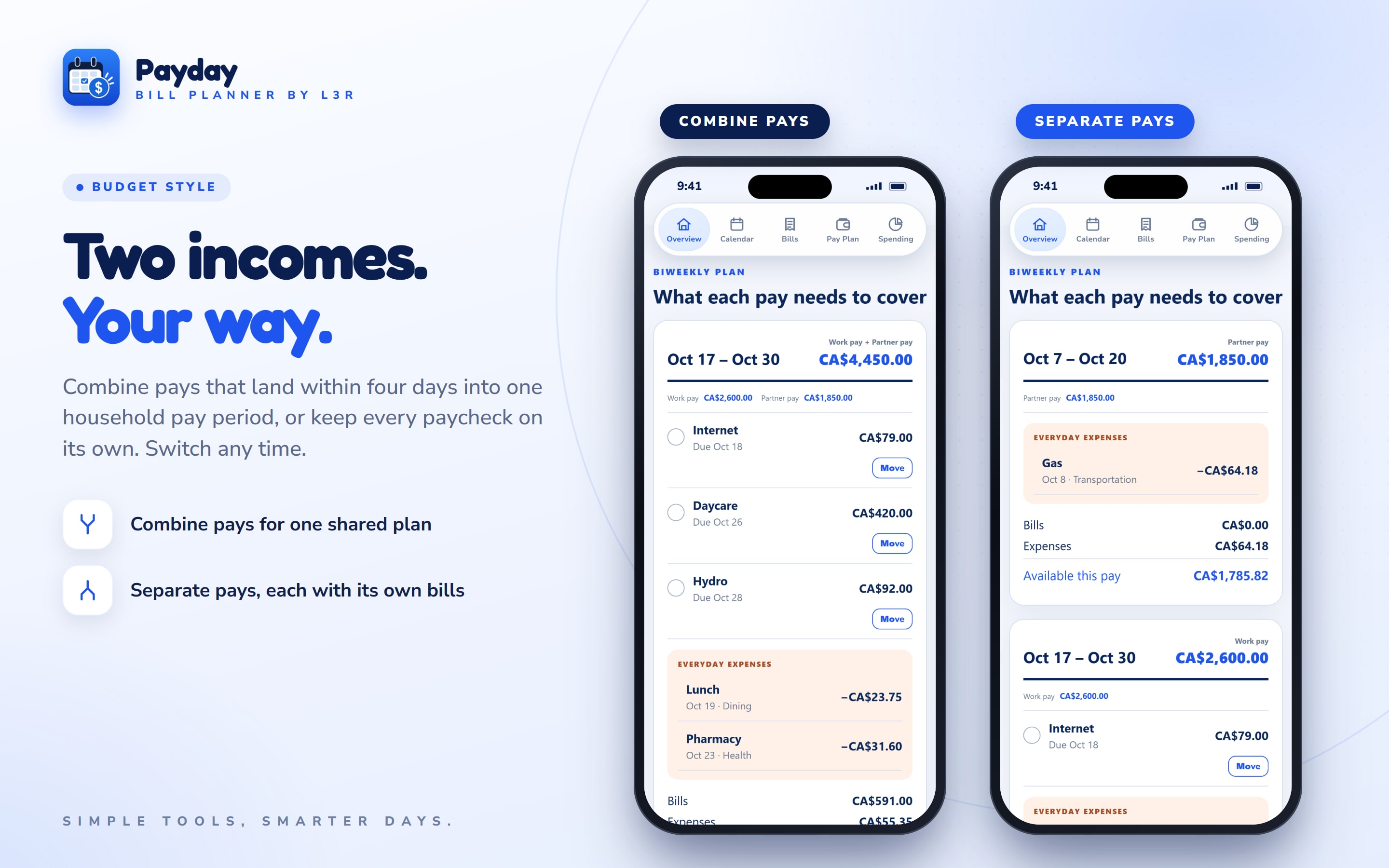 Payday Bill Planner, screen 7 of 9