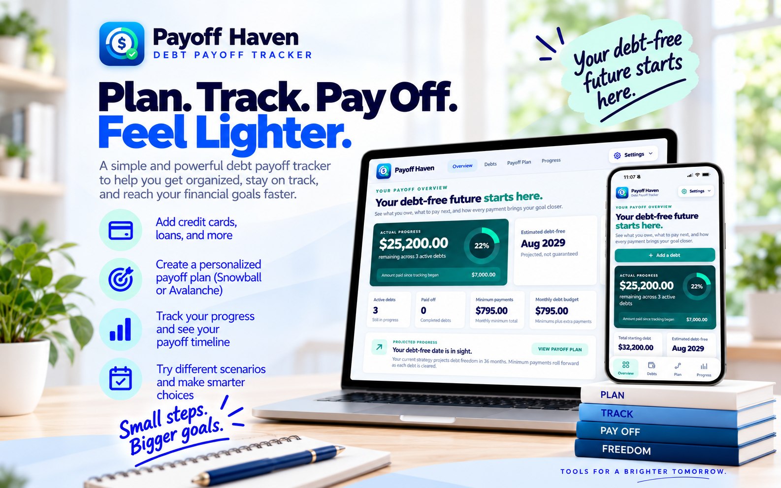 Payoff Haven, screen 1 of 5